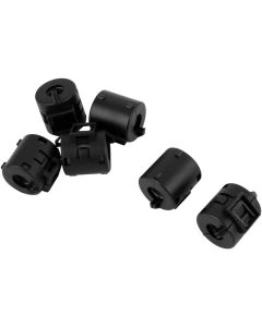 uxcell 6 Pcs Black 8mm Dia Cord Ferrite Core Noise Filters